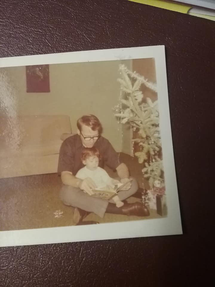 My Dad reading to me